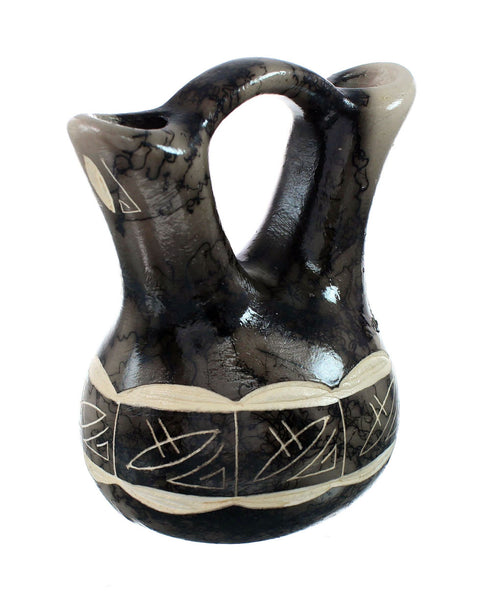 Native American Navajo Horse Hair Wedding Vase JX130505